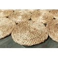 thumbnail image 6 of Desert Fields Birdie 4' Round Hand-Braided Circles Natural Jute Indoor Area Rug, 6 of 10