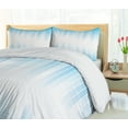 thumbnail image 5 of Ambesonne Modern Duvet Cover Sets, Geometric Squared Design, 2-Queen, White and Blue, 5 of 6