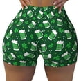 thumbnail image 2 of Cauagu Happy St. Patrick's Day for Womens Workout Impact Shorts,Booty Biker Shorts High Waisted Elastic Athletic Shorts for Yoga Gym Running Sports-Medium, 2 of 8
