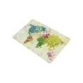 thumbnail image 2 of CADecor Watercolor Art Door Mat Home Decor, Painting of World Map Indoor Outdoor Entrance Doormat 23.6x15.7 Inches, 2 of 2