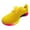 Yellow, variant on Womens Casual Sneakers Hiking Shoes Women 2023 Spring New Large Rainbow Low Elastic Single Shoe Women's Casual Thick Sole Lace up Knitted Sports Shoes