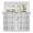 Light Gray, variant on Black White Check Tier Curtains 24 Inch Length, Farmhouse Line Buffalo Plaid Cafe Short Curtains for Bathroom Over Sink, Small Kitchen Curtain Light Filtering Tiered Drapes 2 Panels 27.5"Wx24"L
