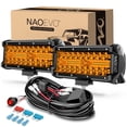 thumbnail image 1 of Barra de Luz LED NAOEVO 7" 240W 24000LM Ámbar Spot Flood, 1 of 9