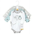 thumbnail image 2 of Hudson Baby Cotton Long-Sleeve Bodysuits, Chill Out Penguin, 3-6 Months, 2 of 7