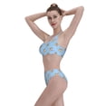 thumbnail image 5 of Daiia Corgi Dog printed 2 piece Swimsuit Bikinis for Women High Waisted Racerback Bathing Suits Summer Tummy Control Scoop Neck Swimwear-XX-Large, 5 of 8
