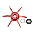 thumbnail image 2 of Accesorio de arrastre Star para carrete de pesca, modificado, práctico, resistente, de repuesto, con llave de descarga de freno, ligero, de metal de Rojo, 2 of 8