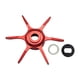 thumbnail image 2 of Accesorio de arrastre Star para carrete de pesca, modificado, práctico, resistente, de repuesto, con llave de descarga de freno, ligero, de metal de Rojo, 2 of 8