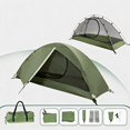 thumbnail image 2 of 1 Person Ultralight Waterproof Backpacking Tent for 3 Season Camping, 2 of 6