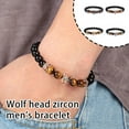 thumbnail image 2 of Stone Man Bracelet Portable Decorative Replacing Elastic Glossy Replacement Smooth Easy Matching Bangle Jewelry Ornament Birthday Gift Gold, 2 of 6