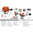 thumbnail image 5 of Floseru Gas Weed Eater, 52cc 2-Stroke Weed Eater Gas Powered, 5 in 1 Multi-Functional Gas Weed Wacker with Full Functioning Guard Accessories, 5 of 11