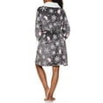 thumbnail image 3 of U.S. Polo Assn. Women's Solid Plush Robe, 3 of 5