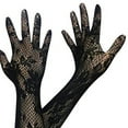 thumbnail image 3 of Gloves Fine Workmanship Bridal Gloves Lace With Finger for Wedding, 3 of 9