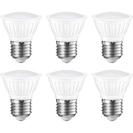 

WELLHOME PAR16 LED Light Bulb 7 Watts (65 Watts Halogen Bulb Replacement) E26 Medium Base Dimmable 2700K Warm White 6-Pack