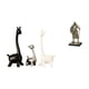 thumbnail image 1 of Estatua de alce, ciervo, jirafa de cerámica, caballero, figura decorativa elaborada con resina, ideal para sala de estar, dormitorio, oficina, mesa, e, 1 of 8