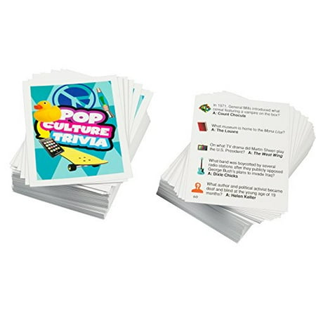Pop Culture Trivia A Game About Fashions Fads And Crazes Features 220 Cards With Over 800 Questions And Answers Ages 12 Walmart Canada