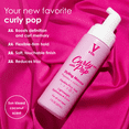 thumbnail image 2 of V&Co. Beauty Curly Pop Curl Defining Mousse – Curl Mousse for Curly Hair, Anti Frizz & Moisturizing Hair Care with Peptides & Jojoba Oil, 7 fl oz, 2 of 9
