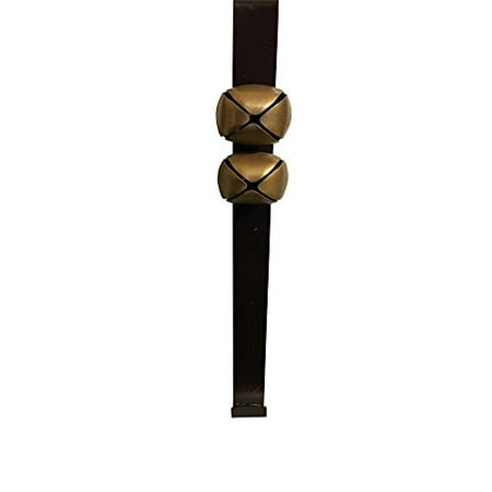 - Dark Brown Over the Door Wreath Holder with Bells