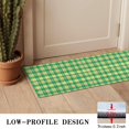 thumbnail image 3 of Green Yellow Checkerboard Checkered Pattern Door Rugs,Washable Non Slip Door Mats Indoor,Decorative Door Mats,Entry Mat Indoor for Entrance,Bedroom,Kitchen,Bathroom,16"x47", 3 of 6