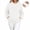 White, variant on AKOEE Maternity Clothes Women Sweatshirts Loose Soft Zip-Breastfeeding Nursing Pullover Sweater Hoodie (XL, Purple)