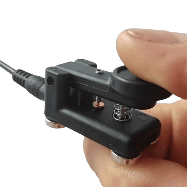 QU-45255 Portable HF Shortwave CW Morse Code Key with Magnetic Amateur Radio Hand Key Morse CW Code Telegraph