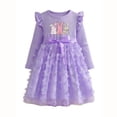 thumbnail image 4 of Shadoumai Easter Day Dresses Girls Happy Easter Easter Print Flutter Sleeve Cozy Suspenders Princess Sundress Summer Dresses for Girl, 4 of 4