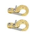thumbnail image 4 of lionlar 2x RC Metal Trailer Hook Winch Hook Replacements for Axial SCX10 cc01 Modification RC Hobby Car Golden, 4 of 7