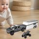 thumbnail image 3 of 1/32 camioneta remolque RV modelo coche de juguete con sonido y luz regalo para niños (negro), 3 of 9