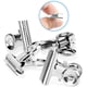 thumbnail image 3 of Clips de Metal NQ 50 Clips de Bisagra de Metal Abrazadera de Papel de 20 mm Plata, 3 of 5