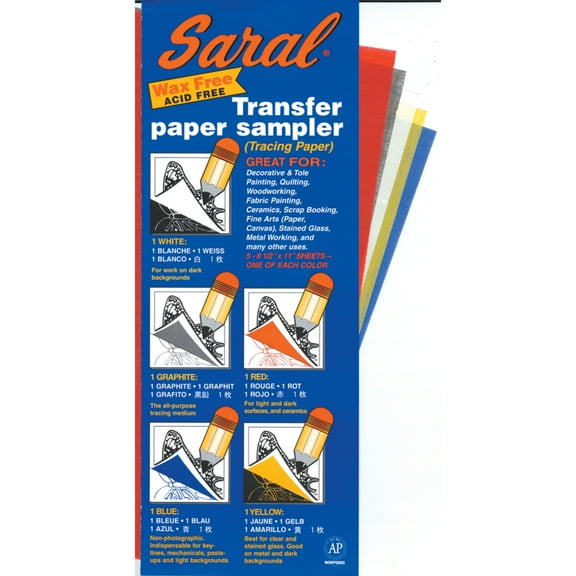 Saral Paper Transfer Paper Assortment, Sampler
