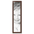 thumbnail image 2 of ArtToFrames 11" x 46" Honors Mahogany with Gold Picture Frame, 11x46 inch Brown Wood Poster Frame (WOM-5156), 2 of 7