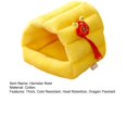 thumbnail image 6 of Cozy Winter Hamster Nest with Cartoon Dragon Pendant Thick, Soft Plush for Cold Resistance, Ideal Sleeping Bed for Small Animals like Rabbits, Squirrels, and Birds, 6 of 6