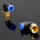 thumbnail image 3 of 1 pieza PLF Manguera OD 4 6 8 10 12 mm Hilo femenino M5 1/8 '' 1/4 '' 3/8 '' 1/2 '' Tubo de codo neumático Conector Air Push en accesorios, 3 of 6