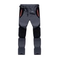 thumbnail image 4 of Men's Hiking Pants Cargo Work Pants Water Resistant Quick Dry Lightweight Camping Travel Outdoor Nylon Pants with Zipper Pockets and Elastic Waistband, 4 of 6