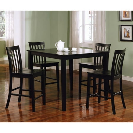 - Coaster Company Ashland 5pc Counter Height Dinette, Black