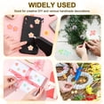 thumbnail image 6 of Uxcell 50-Pack Resin Flowers, 0.79inch/2cm Artificial Plumeria Flowers Flatback Mini for DIY Crafts/Dress/Wedding [Fuchsia], 6 of 6