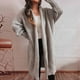 thumbnail image 4 of Puntoco moda mujer Casual cuello pico manga larga otoño suéter cárdigan blusa tops Puntoco Puntoco-6303, 4 of 9