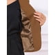 thumbnail image 5 of BLAZER DE TRABAJO CHIC PARA MUJERES CON SOLAPA Y MANGAS LARGAS, TRAJE BLAZER COLOR CAMEL OSCURO TALLA L, 5 of 6