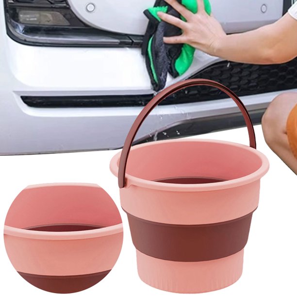 Bucket 5/10/17L Plegable Portátil para Acampar Pesca