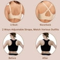 thumbnail image 4 of Nimiah Comfortable Seamless Full Coverage Bra for Women Wireless Bras with Soft Support Regular Size, 4 of 7