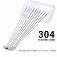 thumbnail image 4 of Kebab Skewers for Foodi AG300, AG300C, AG301, AG301C, AG302,AG400,IG301A,10 Skewers Stainless Steel 7.25 Inch Long, 4 of 7