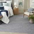 thumbnail image 6 of 8' x 10' Gray and Ivory Abstract Power Loom Washable Non Skid Area Rug, 6 of 9