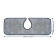 thumbnail image 2 of Alfombrilla absorbente Advancent para grifo gris accesorio Universal para fregadero de baño o cocina, 2 of 6