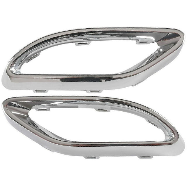 1 Pair Rear Exhaust Pipe Trim Bezel Fit for Mercedes W177 a W238 E W205 C 2058852221,2058852321