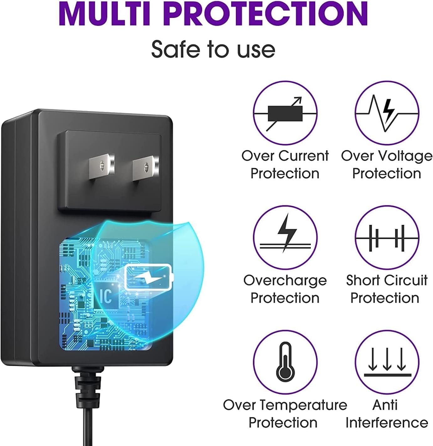 Guy-Tech AC / DC Adapter Compatible with NT 1-1 NT1-1-US NT11 NT11US Fits ASA1/NT ASA 1 Active Wireless Antenna Splitters Power Supply Cord Cable Wall Home Battery Charger