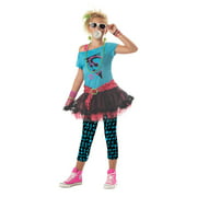 80'S Valley Girl Punk Rock Girl Dress Costume Tween X-Large 12-14