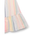 thumbnail image 3 of Wonder Nation Toddler Girls' Cotton Ruffle Striped Dress with Short Sleeves, Sizes 12M-5T, 3 of 3