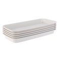 thumbnail image 4 of OUSITAID 5pcs Plastic Flower Pot Tray Preservative Degradable Water Saving Drought Light Transmission Rectangular Tray, 4 of 6