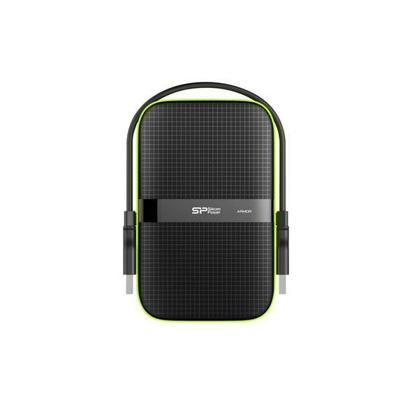 Silicon Power Armor A60 Disque Dur Externe 5000 GB Noir, Vert