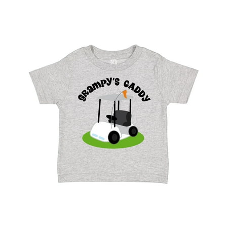 

Inktastic Grampy s Caddy Golfing Golf Cart Gift Toddler Boy or Toddler Girl T-Shirt