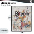 thumbnail image 4 of Stupell Industries Industrial Digital Currency Abstract Collage Black Framed Giclee Art, 24 x 30, by Svetlana Aleynikova, 4 of 8